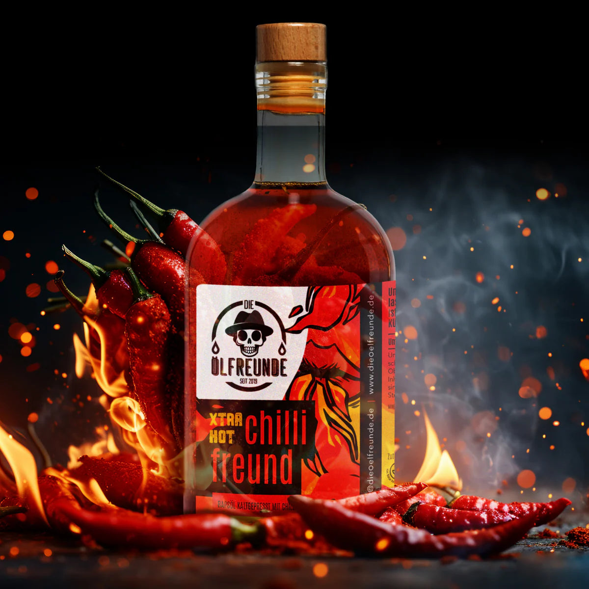 Ölfreunde 2er Vorteilspaket: Knobi- und X-Dream-Chillifreund - 2 x 500 ml Würzöl image 2