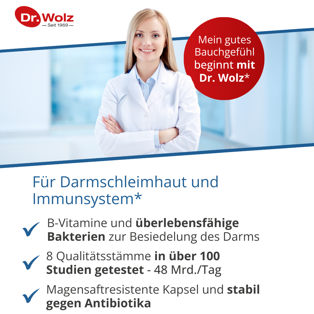 Dr. Wolz Darmflora plus select - 40 Kapseln zur Unterstützung der Darmflora image 1