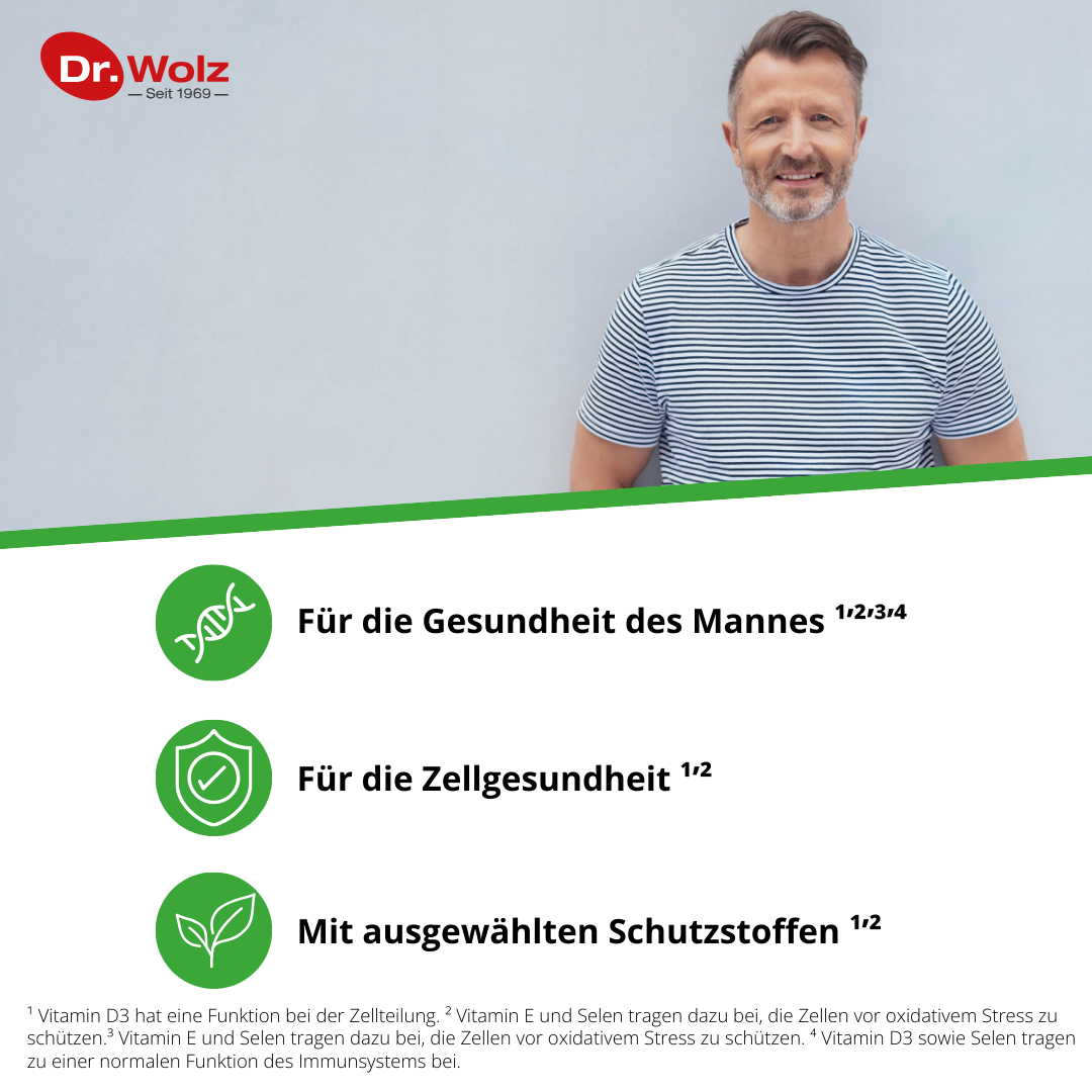 Dr. Wolz Prostata pro Kapseln mit Lignanen und Lycopin - 40 Kapseln image 2