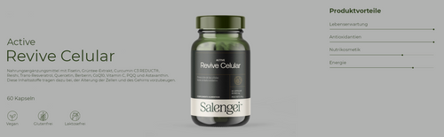 Active Revive Celular - Natürliches Anti-Aging - 60 Kapseln - Salengei™ image 1