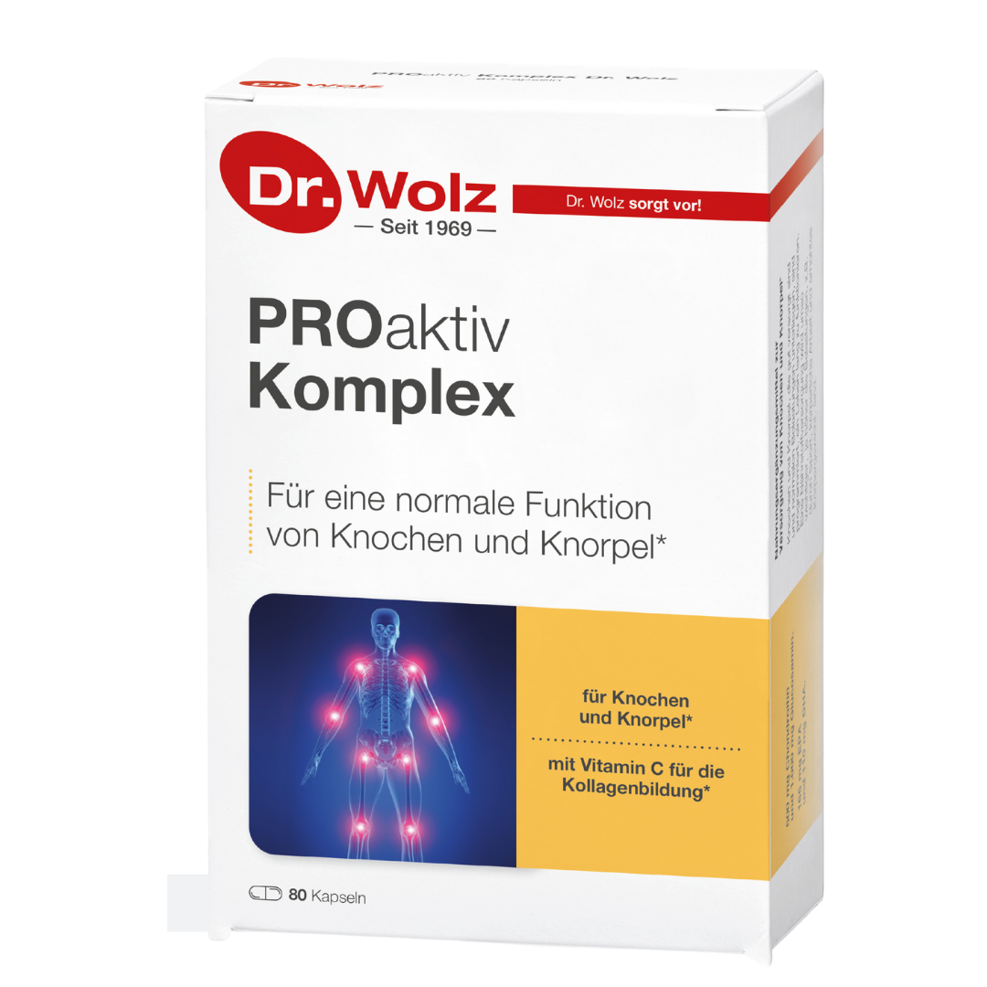Dr. Wolz ProAktiv Komplex 80 Kapseln - Mikronährstoffe für Knochen und Knorpel image 0