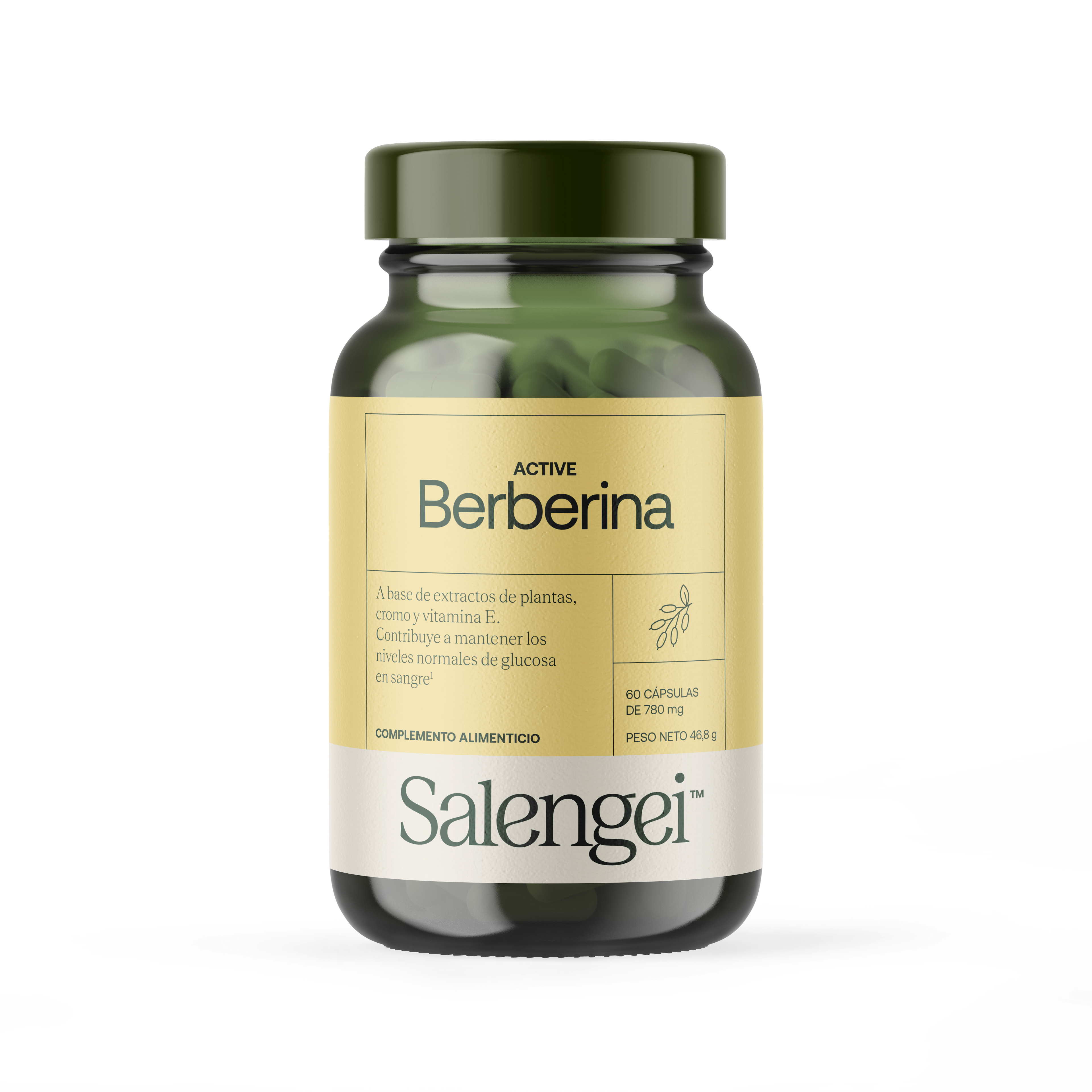 Active Berberina -  Berberin + Vitamin E + Chrom - 60 Kapseln - Salengei™ image 0