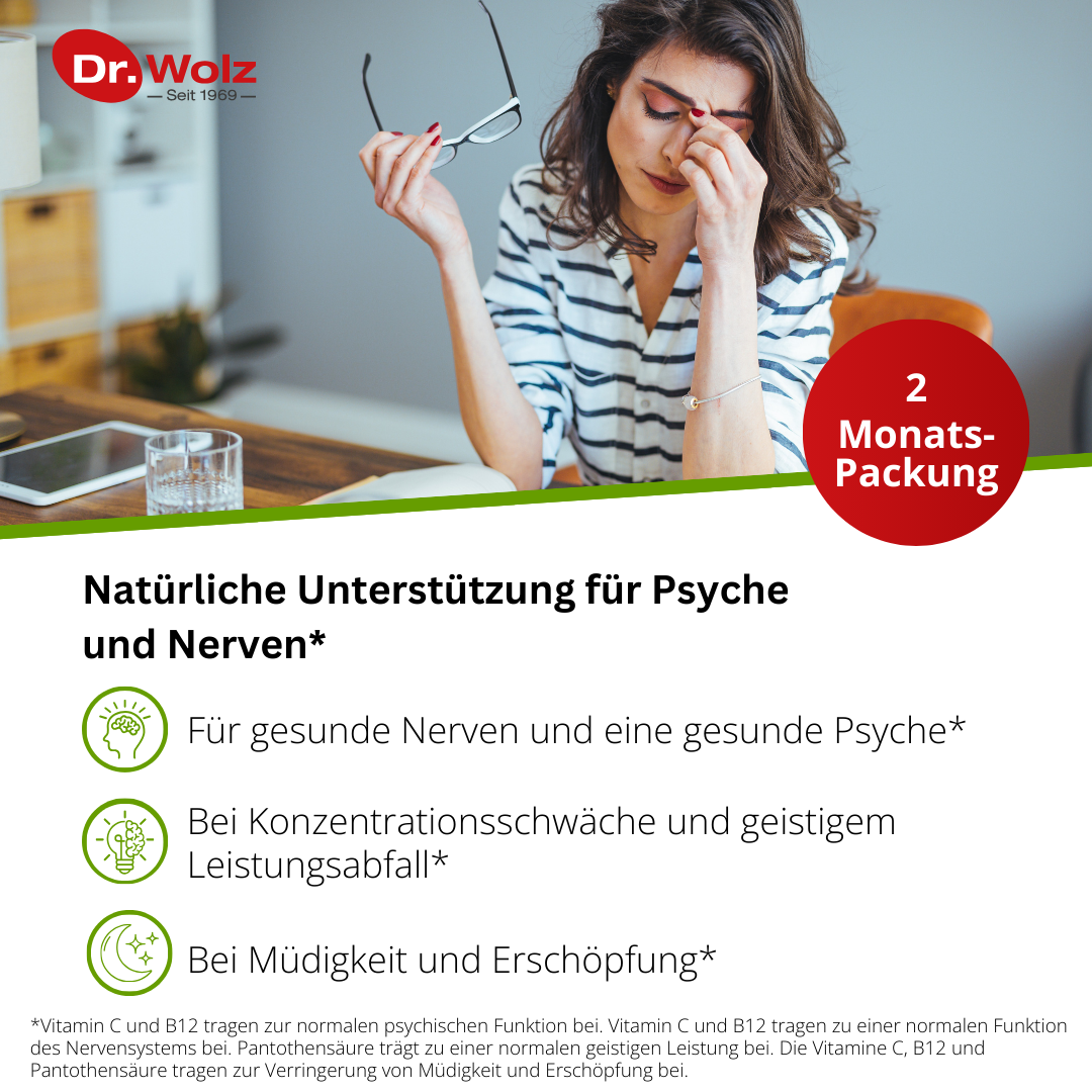 Dr. Wolz Safran + Rhodiola-Extrakt - 120 Kapseln - mentales Wohlbefinden image 1