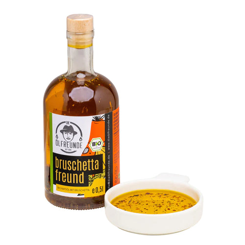 Bruschettafreund - BIO Rapsöl mit Bruschetta Gewürzen - Die Ölfreunde - 500ml image 1