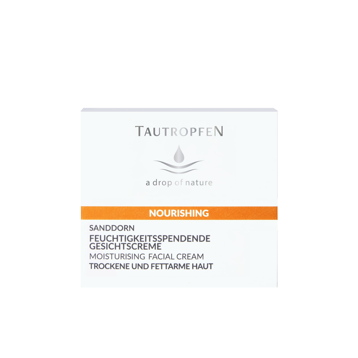 Feuchtigkeitsspendende Gesichtscreme mit Sanddorn - Tautropfen - 50 ml image 1