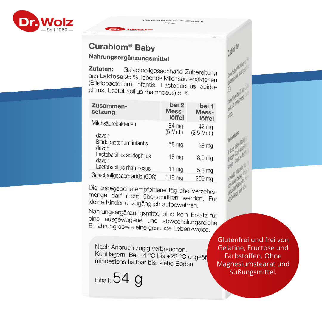 Dr. Wolz Curabiom® Baby - Probiotikum für Babys & Schwangere | Darmflora mit GOS image 5