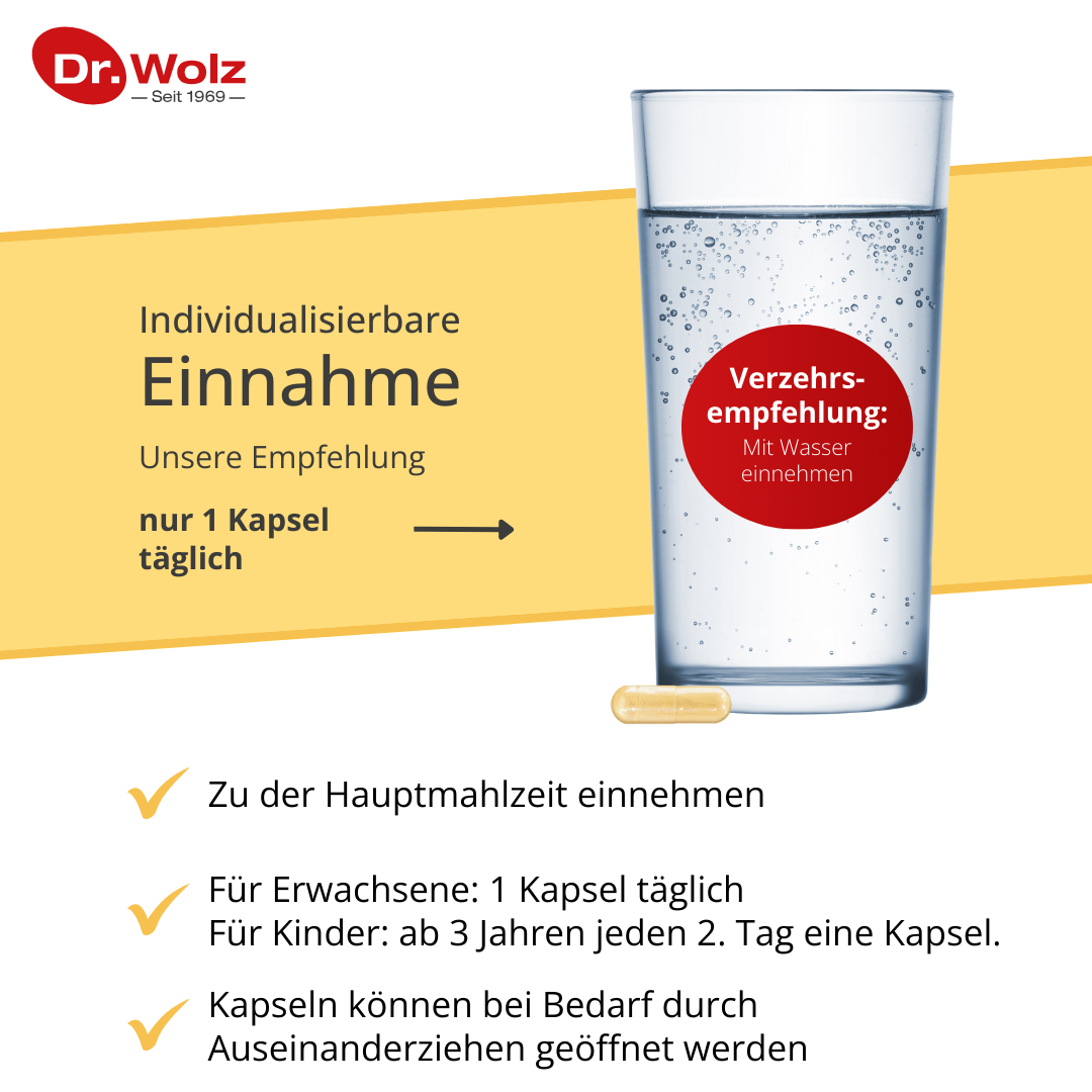 Dr. Wolz Vitamin D3 4000 I.E. plus - 60 Kapseln mit Resveratrol, Acerola, Zitrus image 4