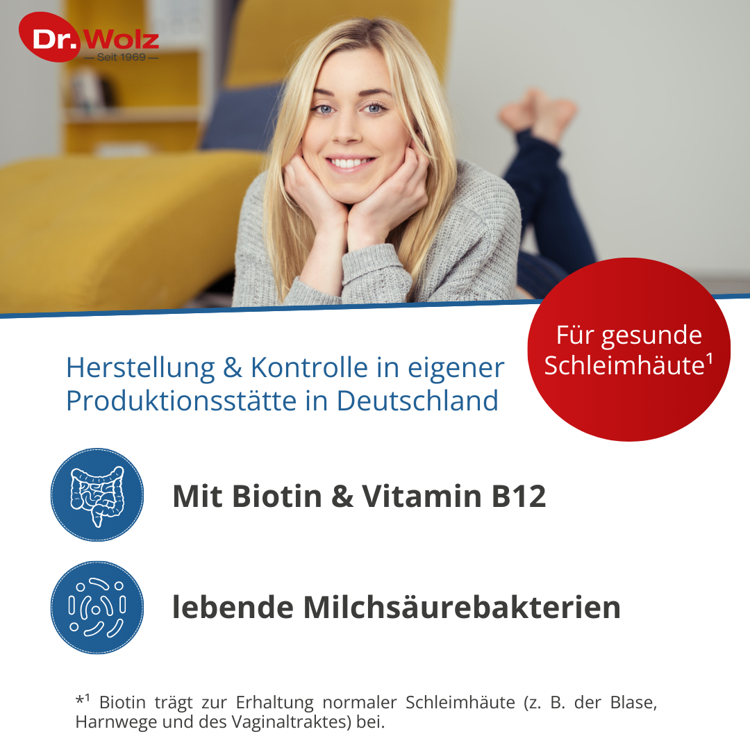 Dr. Wolz Darmflora plus URO - 40 Kapseln - Schleimhäute und Blasengesundheit image 3
