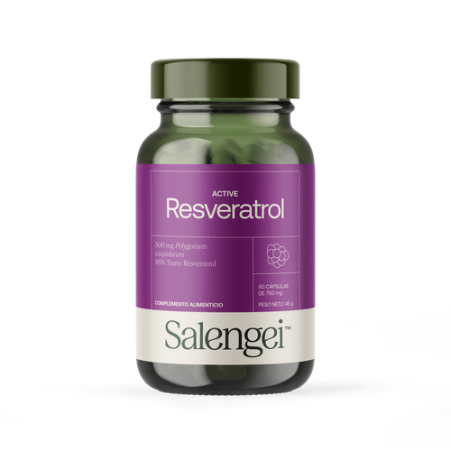Active Resveratrol - Herzgesundheit und Menopause - 60 Kapseln - Salengei™ image 0