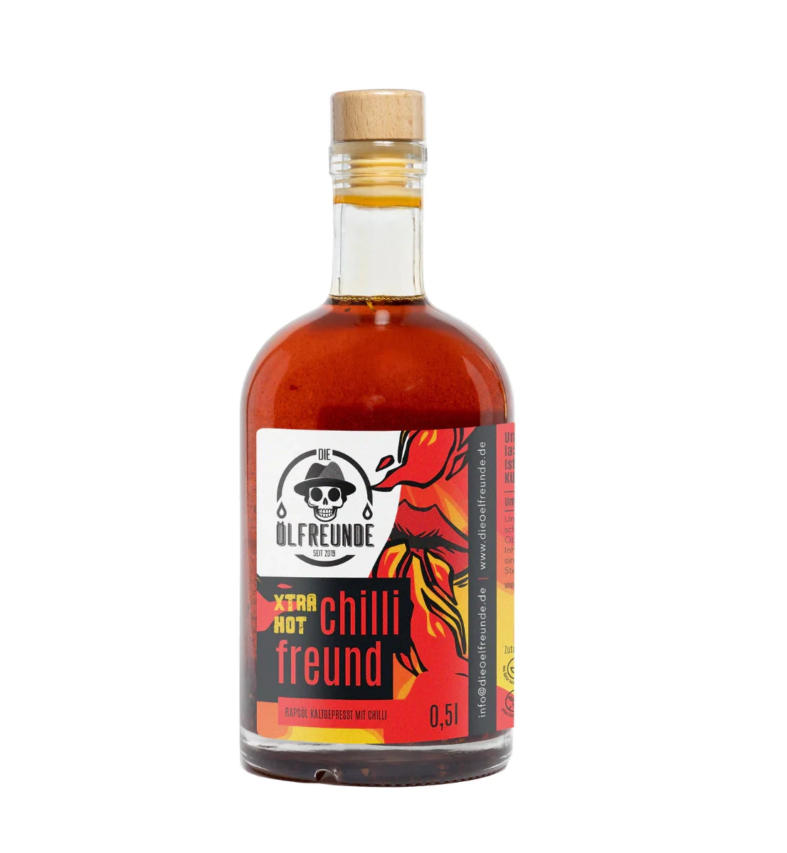 X-Dream Chillifreund - extra scharf - Rapsöl mit Chilli - Die Ölfreunde - 500ml image 0
