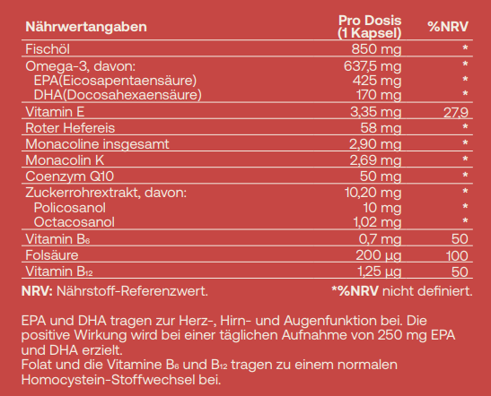 Active Omega 3 Cardisterol - Herzgesundheit  - 60 Kapseln - Salengei™ image 4