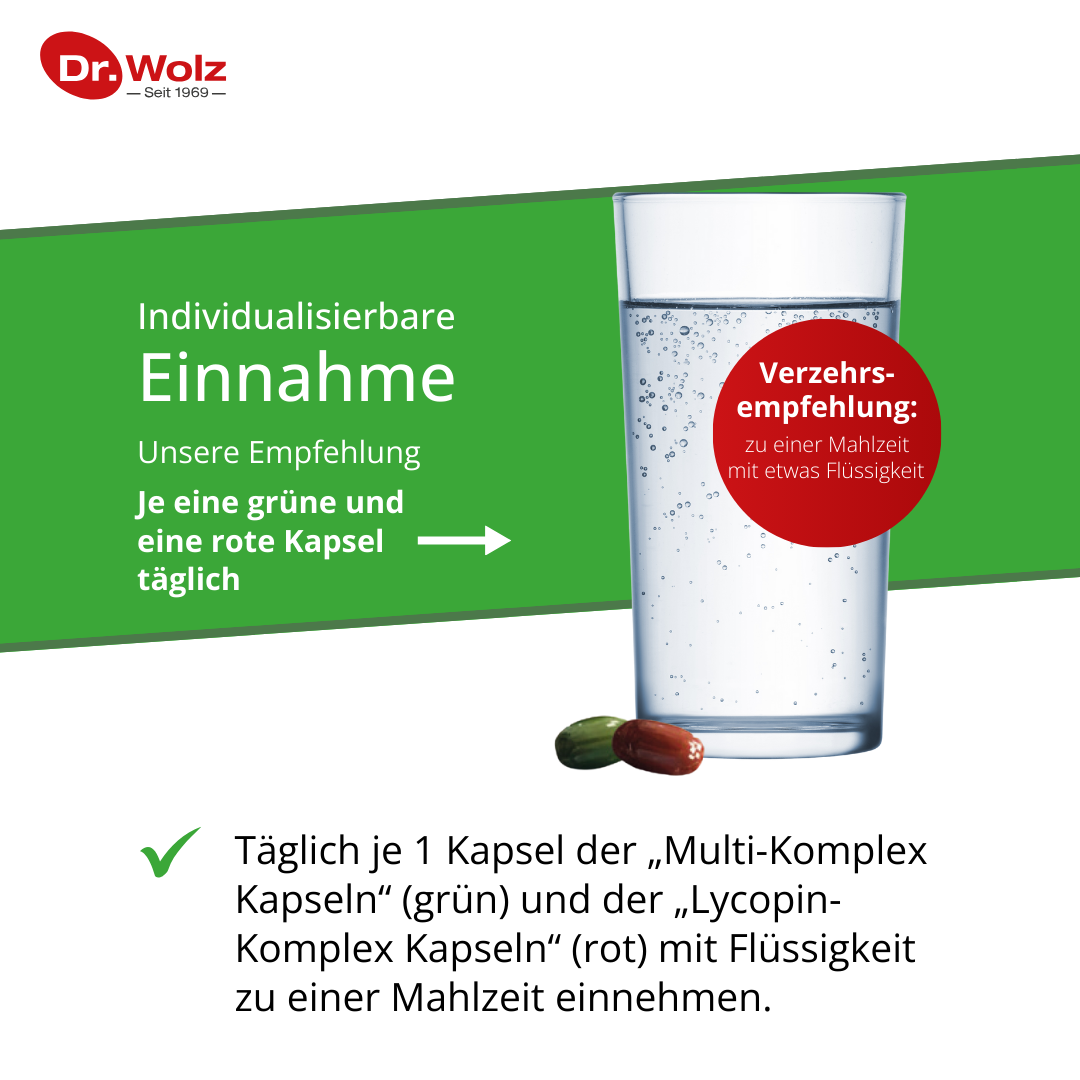 Dr. Wolz Prostata pro Kapseln mit Lignanen und Lycopin - 40 Kapseln image 3