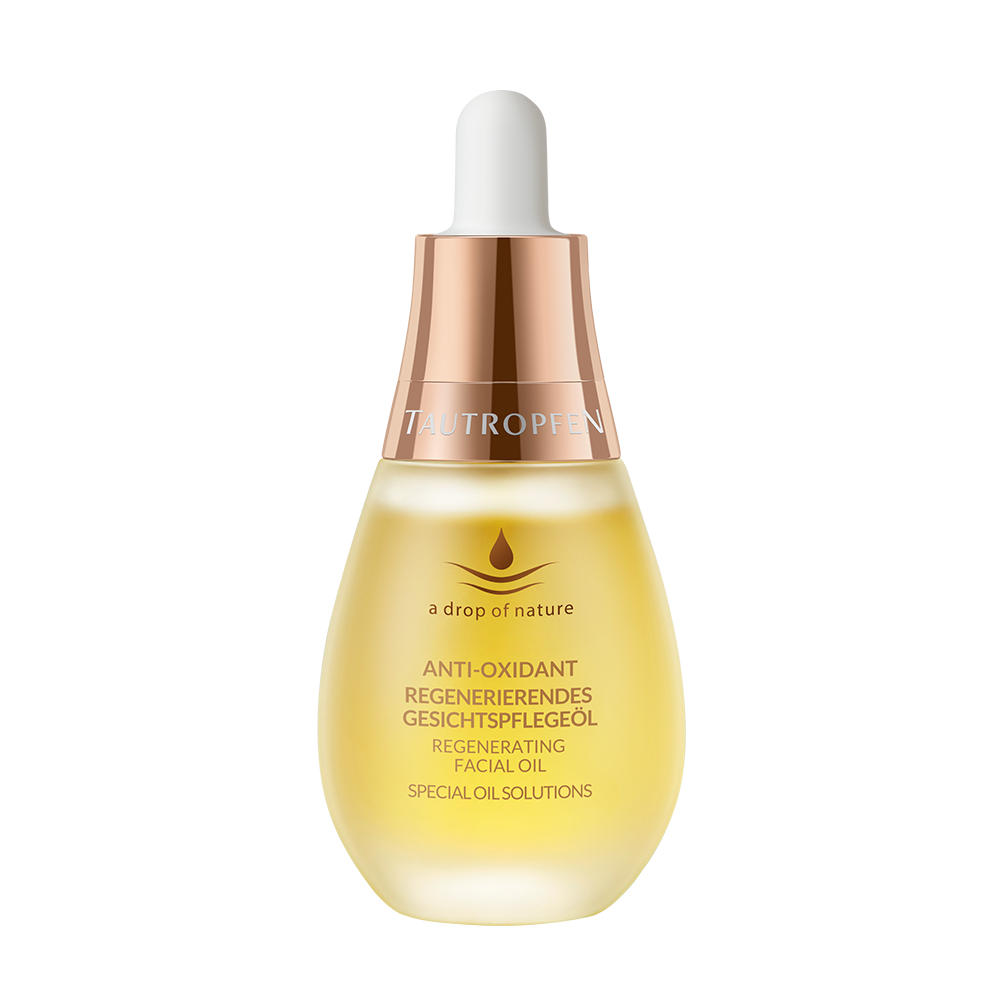 Regenerierendes Gesichtspflegeöl mit antioxidativer Wirkung - Tautropfen - 35 ml image 0